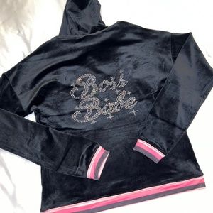 Paris Hilton velvet hoodie Paris Hilton tracksuit